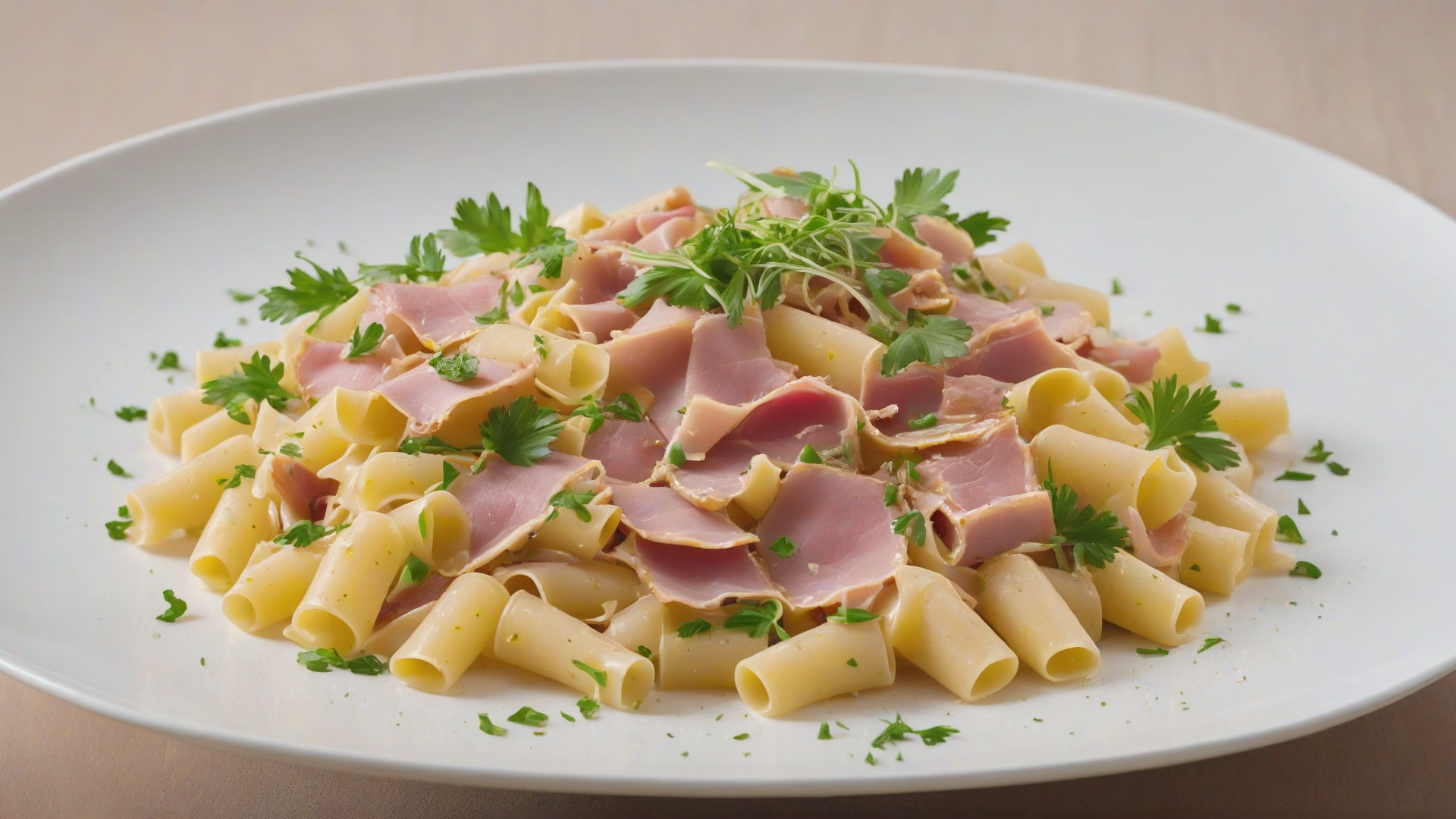 pasta con prosciutto cotto